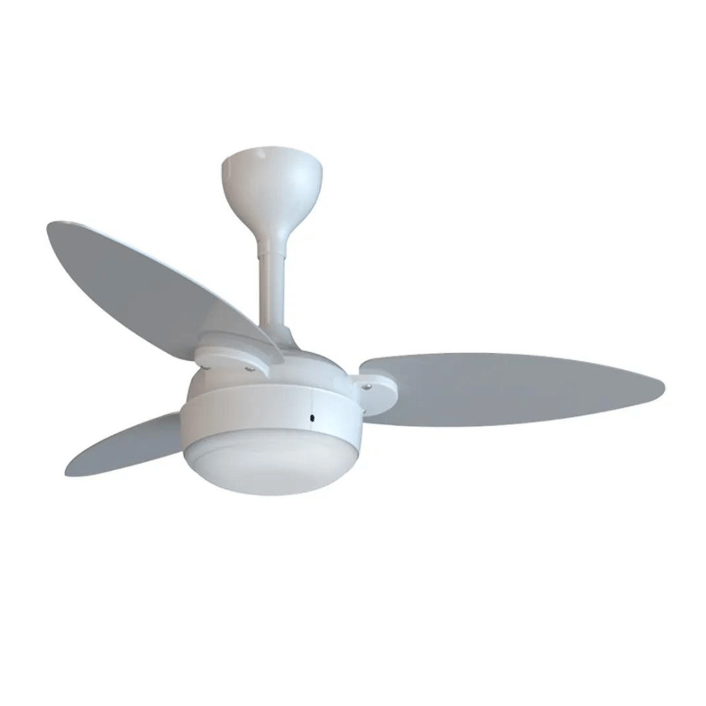 Ventilador De Teto Ventisol Elluz Inverter Controle Remoto Branco Com Cinza Bivolt [F133]
