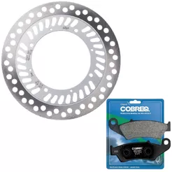 Disco de Freio Dianteiro Xr 250 Tornado / Xr 200 + Pastilhas Cobreq