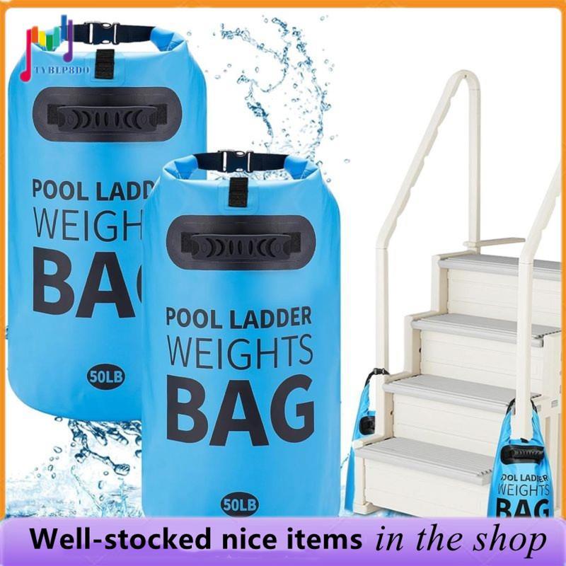 Sacos De Areia Universais-2 Peças De Escada De Piscina Resistente , De 50 Libras , À Prova D'água , A Rasgos , Âncoras D