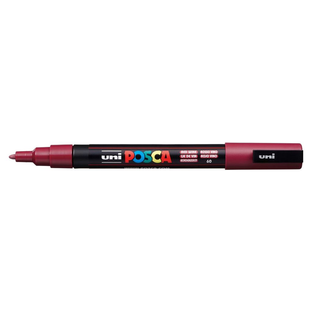 Caneta Posca PC-3M Vinho Uni-Ball · foto 2