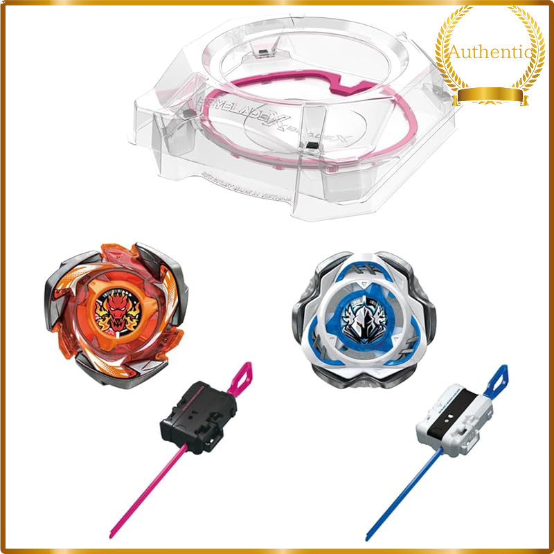 TAKARA TOMY BEYBLADE X CX-04 Battle Entry Set C 2 Tops Launcher Stadium Set
