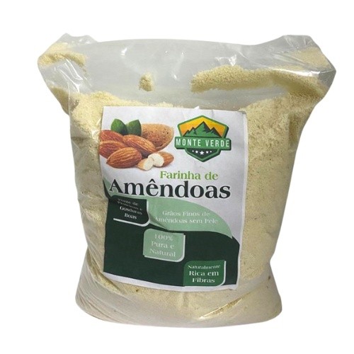 Farinha de Amêndoas M onte Verde Low Carb 100% Natural Pura