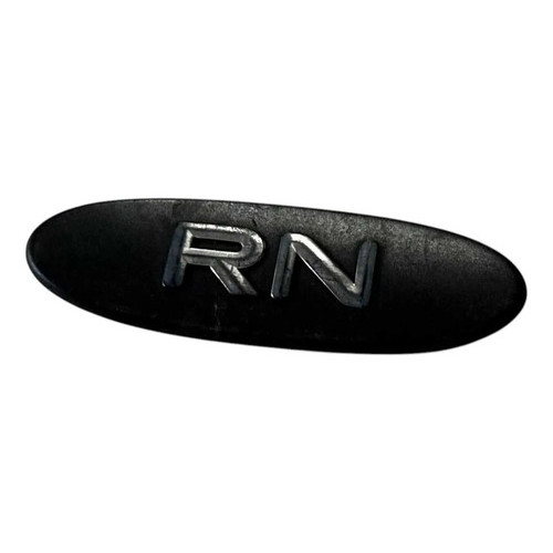 Emblema Externo Porta Friso Rl Renault Clio 2000 A 2012 Preta