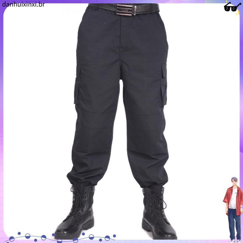 Calça Militar Tática Resistente Confortável Uniforme Exercito Farda Vigilante Rip-Stop Outdoor