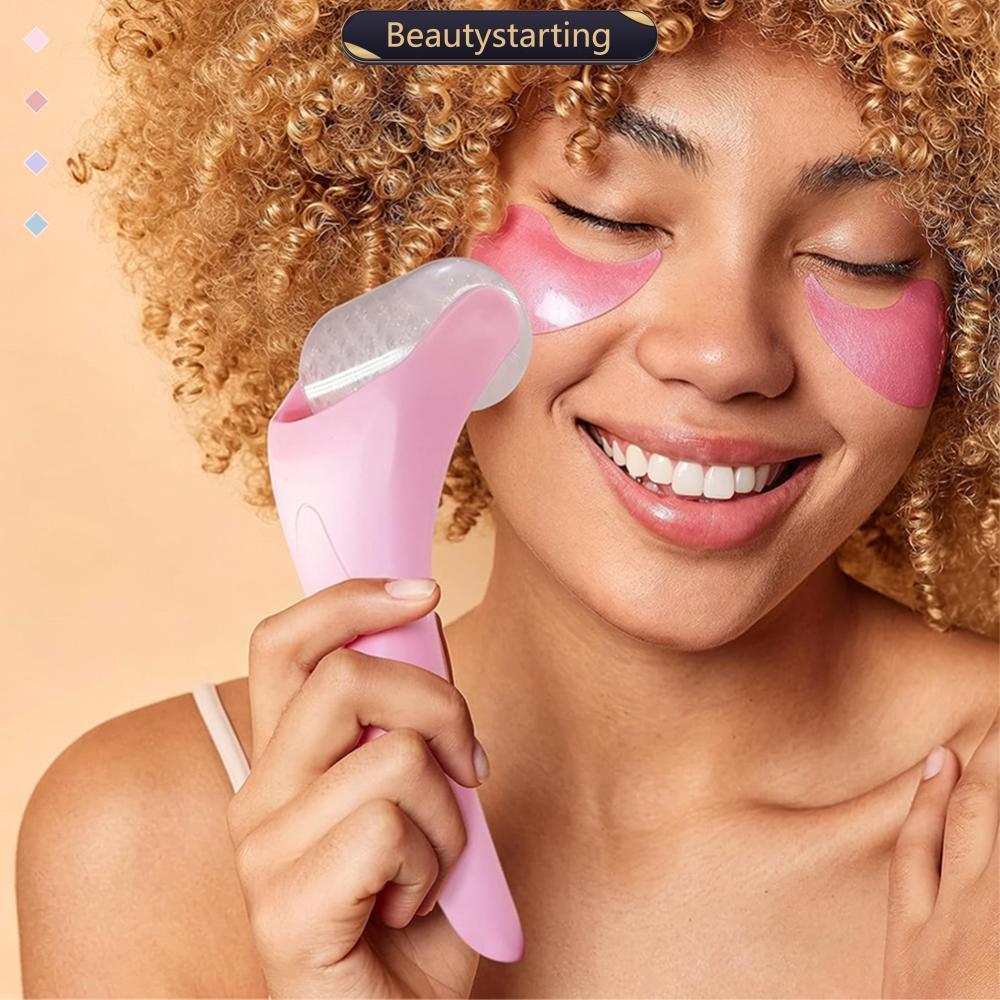 BEAUTYSTARTING Rolo De Gelo/Massageador Rosto Cabeça Ferramenta De Beleza De Refrigeração Facial Diminuir Olheiras Reuti