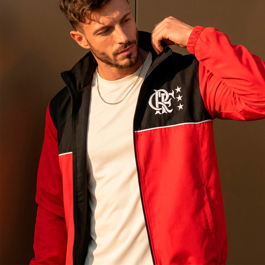 Jaqueta Flamengo Corta Vento Street Football 1993 Masculina
