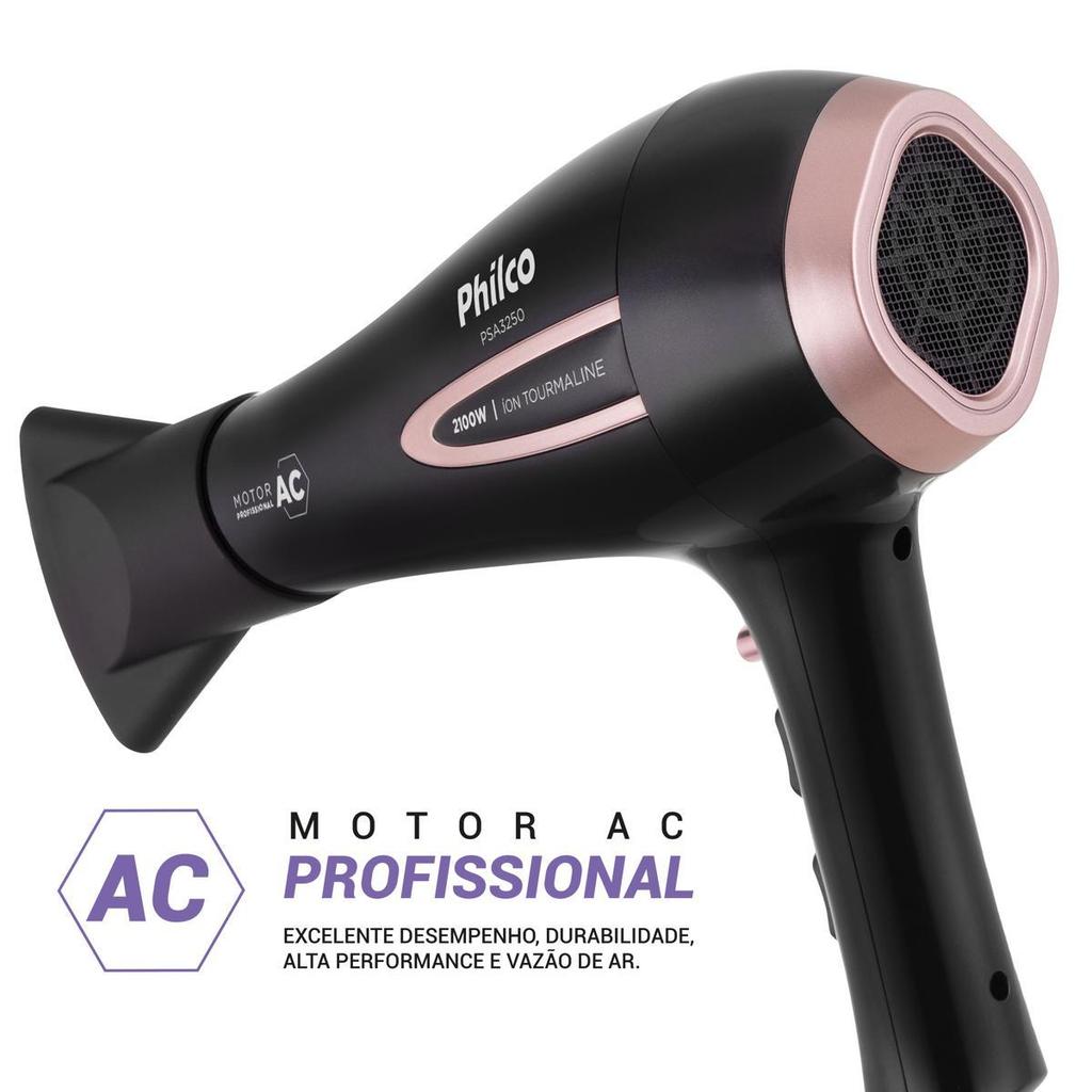Secador de Cabelo com Íons Tourmaline 2100W Philco PSA3250 · foto 2