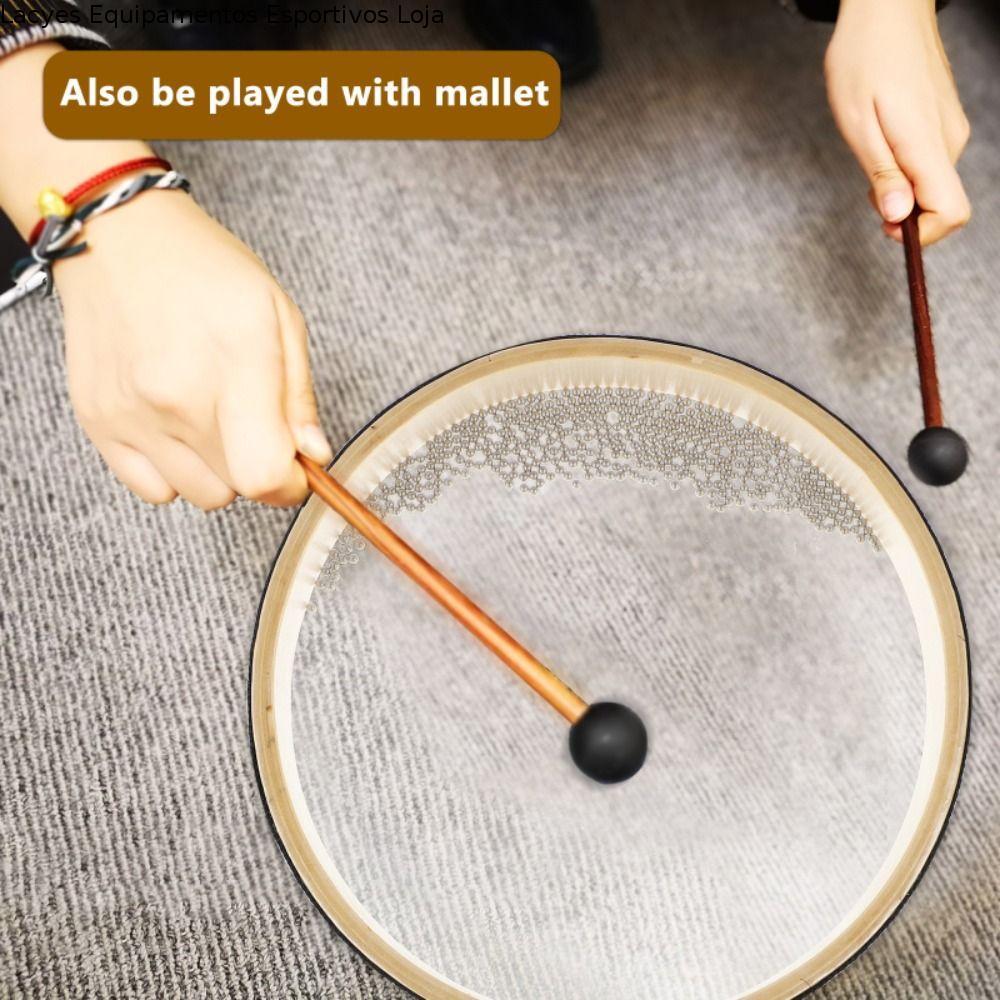 LACYES Wave Drum , Músicas Folclóricas Transparentes Ocean Black Edge Orff Instrument O Som Do Tambor De Mão Mar