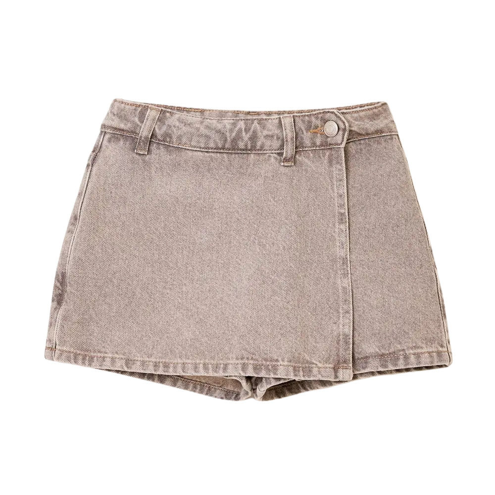 Shorts Saia Hering Infantil Em Sarja Estonada