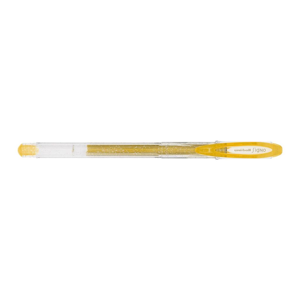 Caneta gel Sparkling Signo 0.7mm UM-120SP Ouro Uni-Ball