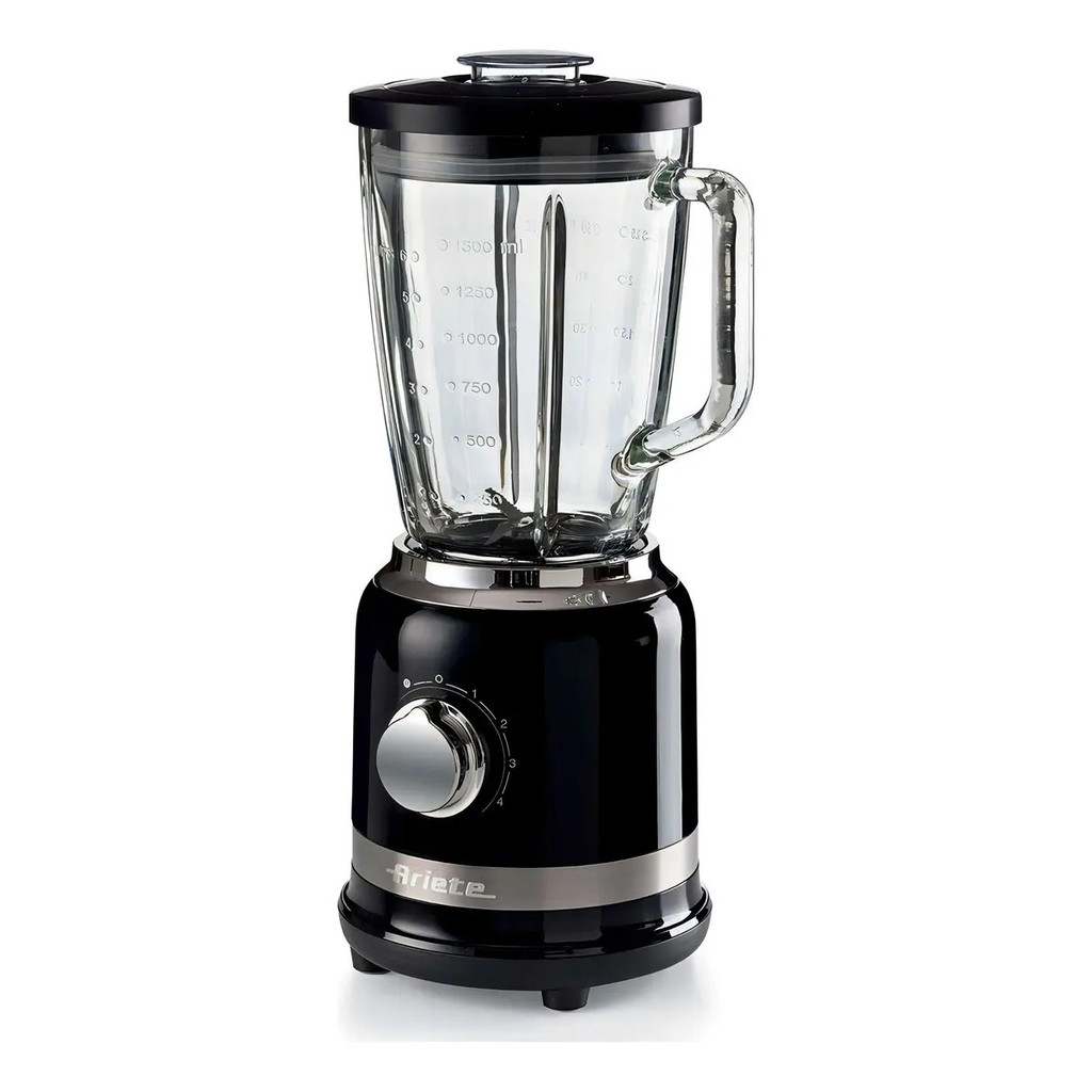Liquidificador Ariete Moderna Preto Copo De Vidro 1000w 220V