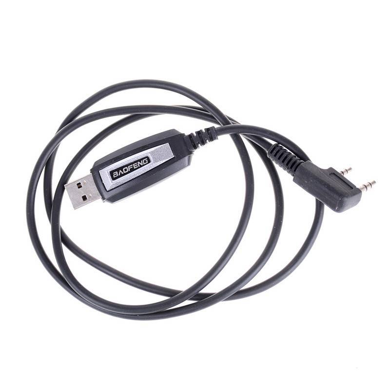 XUANY 1 Conjunto De Cabo De Programação USB 2 Pinos Com CD De Software Para Rádios Baofeng UV-5R BF-888S — imagem 2 de 2
