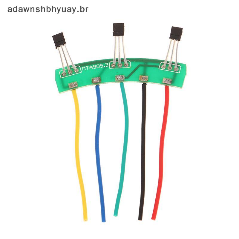 Adawnshbyuay 4402 Sensor De Efeito Hall Motor Elétrico Scooter Placa Cabo Componente PCB BR