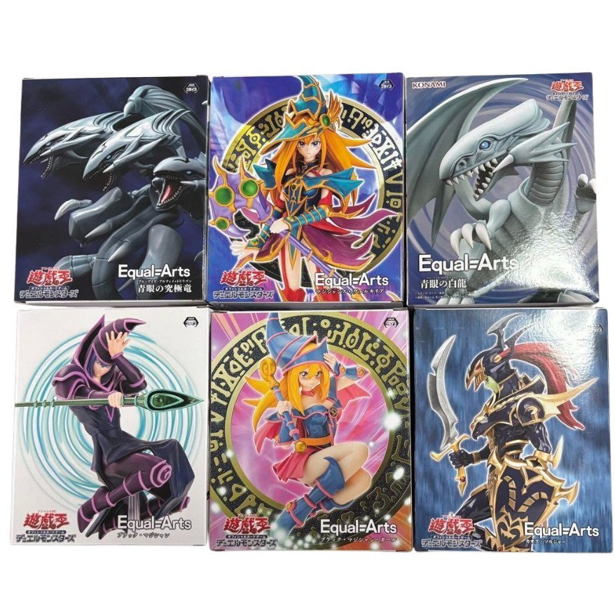 KONAMI Yu-Gi-Oh! Figura de Dragão Branco com Olhos Azuis da Garota Negra Mágica Shine Soldier da Equal Arts, Japão