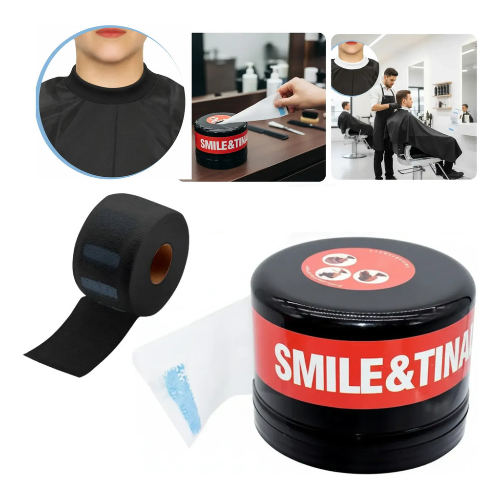 Kit Suporte Porta E Gola Higiênica 100un Para Barbearia