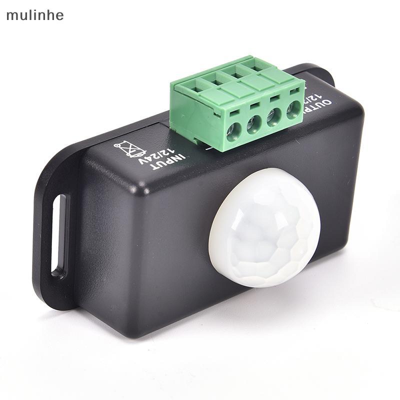 Interruptor Automático Do Sensor De Movimento PIR Infravermelho DC 12V 24V 6A Para Lâmpada De Luz LED