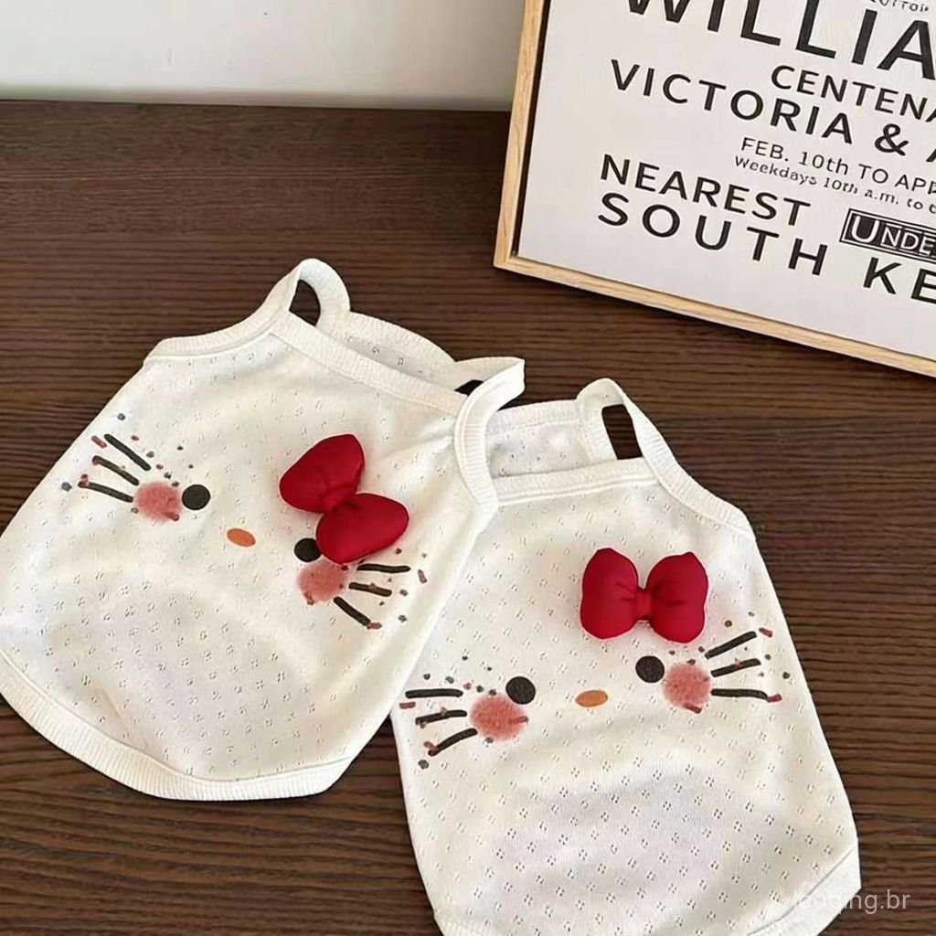 Camisola para animais de estimação mais vendida na primavera/verão de 2026 no Brasil, leve, respirável, macia e amiga da