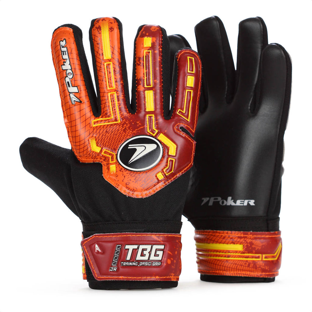 Luva de Goleiro Poker Campo Training Basic Grip Jr Infantil