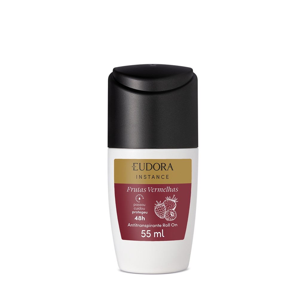 Eudora Instance Frutas Vermelhas Antitranspirante Roll On 55ml