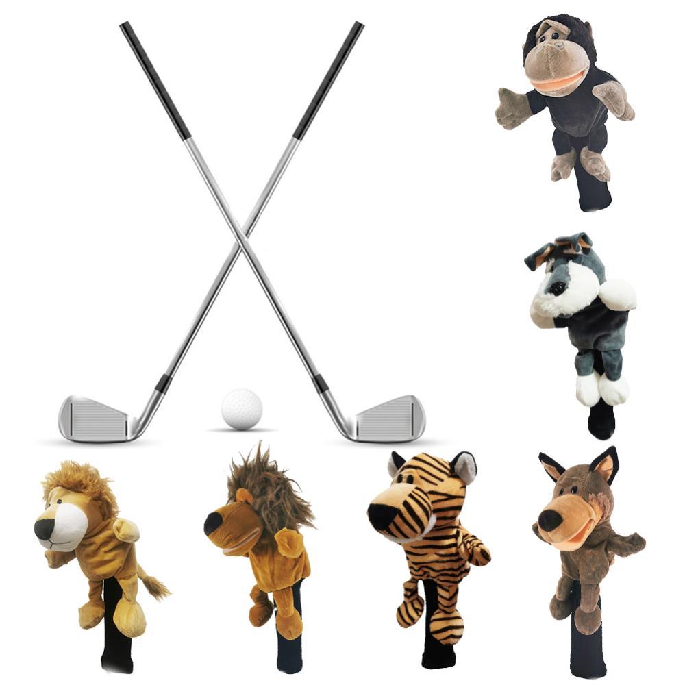 TKEY Bonito Animal Motorista De Golfe Cabeça Capa No . 1 Protetor Macio Durável Clube Putter Cobre J6M3