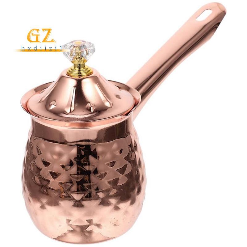 [gzhxdiizi1] Cafeteira Turca De Cobre , Chá , Aquecedor De Leite , Chocolate Quente , Pote De Derretimento De Manteiga ,