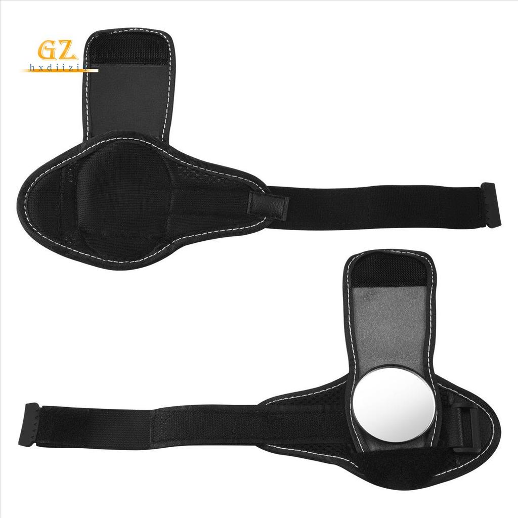 [gzhxdiizi1] Espelhos De Bicicleta Espelho De Pulso Retrovisor Pulseira Moto Guiador Refletor Equipamento De Equitação