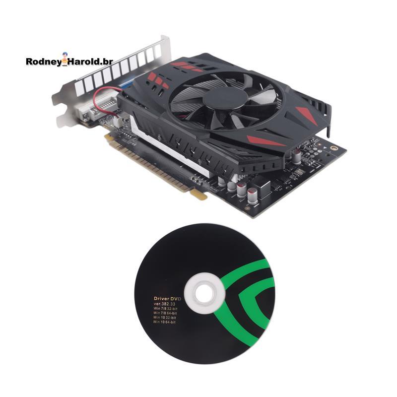 [Entrega Rápida R] 1 Peça GT730 4GB DDR3 Placa Gráfica PCI-E 2.0 16X DVI + VGA-De Vídeo Compatível 128 Bits 700MHZ 40Nm