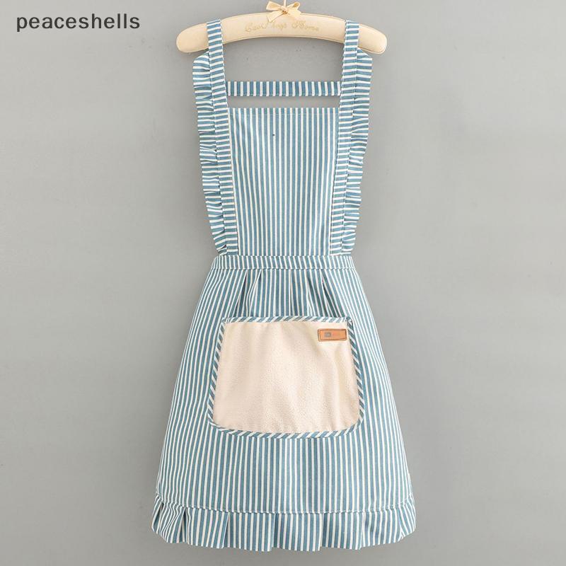 1Pc Simples Sem Mangas Avental Cozinha Doméstico Poliéster Cozinhar Com Poeta Roupas Proteção Para Barbeiro Pintor Chef
