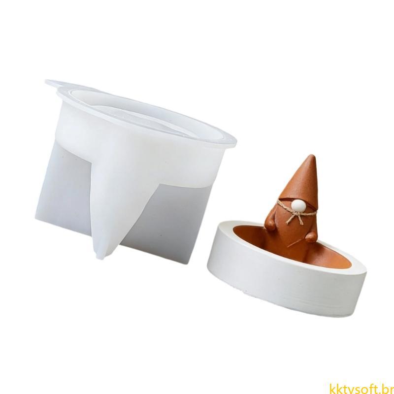 Lindo KIT Molde Silicone Forma Gnomo, Ótimo Para Projetos Familiares