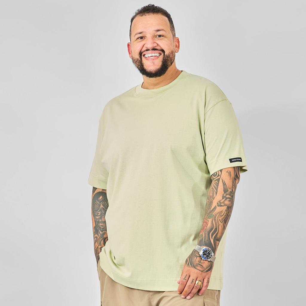 Camiseta Basica Algodão Peruano Plus Size Masculino Pima Legitimo Zero Kelvin