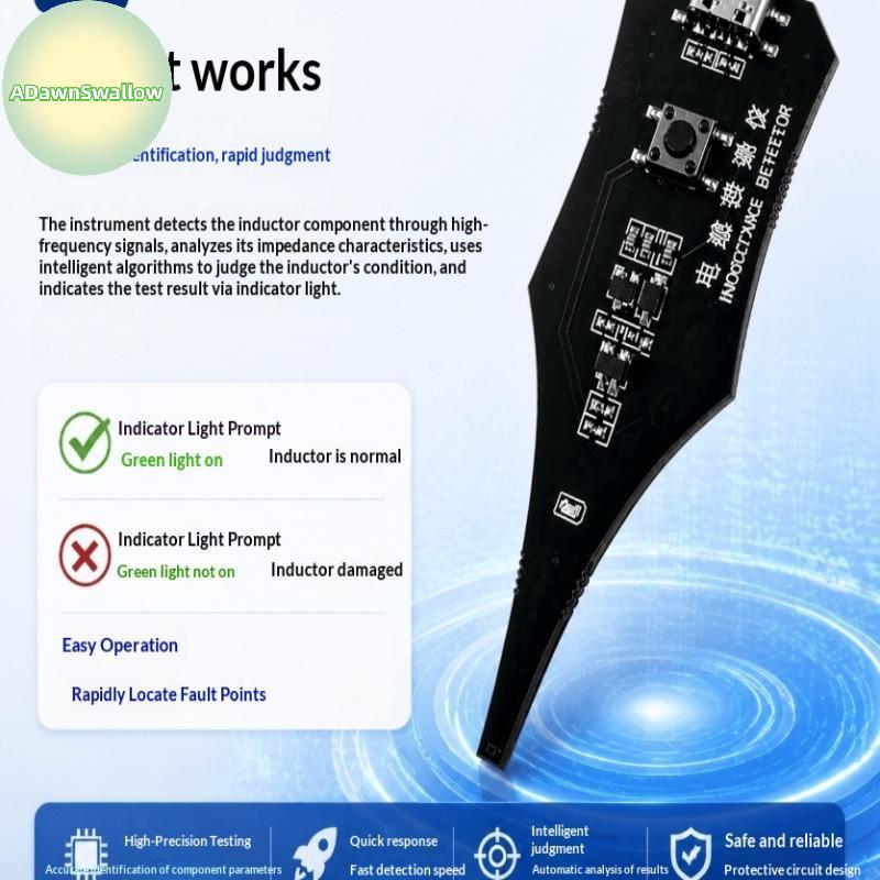 Testador De Indutor ADS E Interface Tipo C Com Indicador Para Reparos Rápidos De Telefone BR