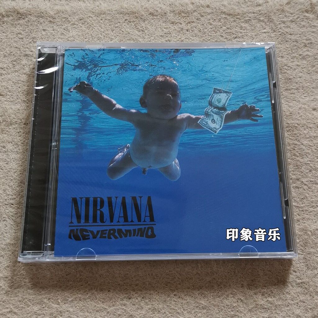 CD do álbum Rock Classic Nirvana Nevermind Nevermind