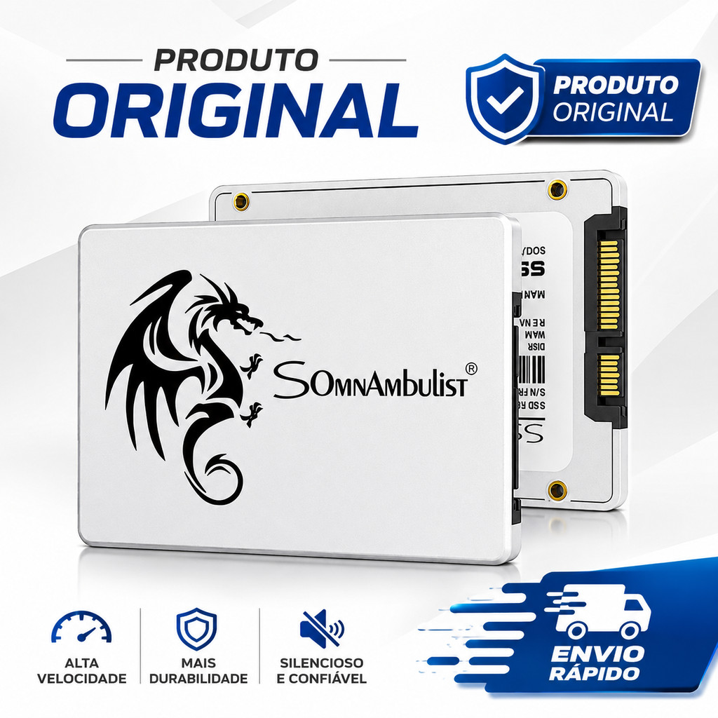 SSD 120GB SATA III 2.5 Polegadas Disco Sólido Interno Alta Velocidade para PC e Notebook