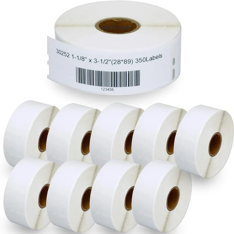 Compatível Com Etiquetas De Endereço DYMO 30252 , Etiquetadora 450 4XL 350/Rolo
