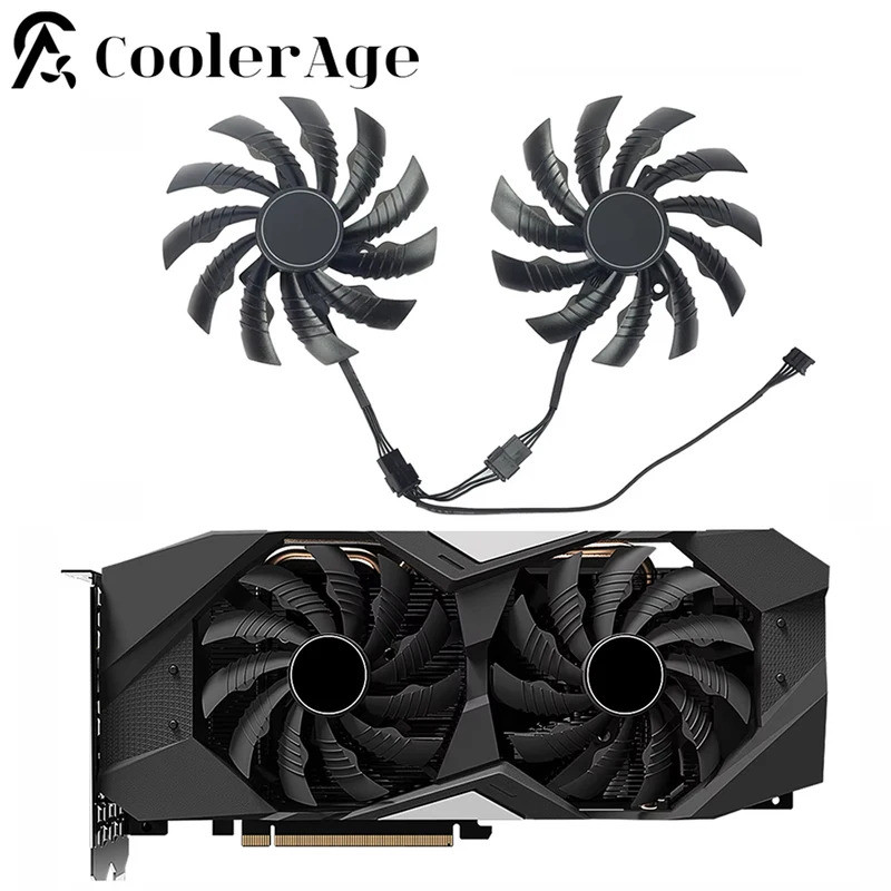 Ventilador De Placa De Vídeo Para Gigabyte RTX2070 RTX 2060 SUPER 2070 WINDFORCE 95MM PLD10010S12H GTX1660Ti GTX1650 GPU