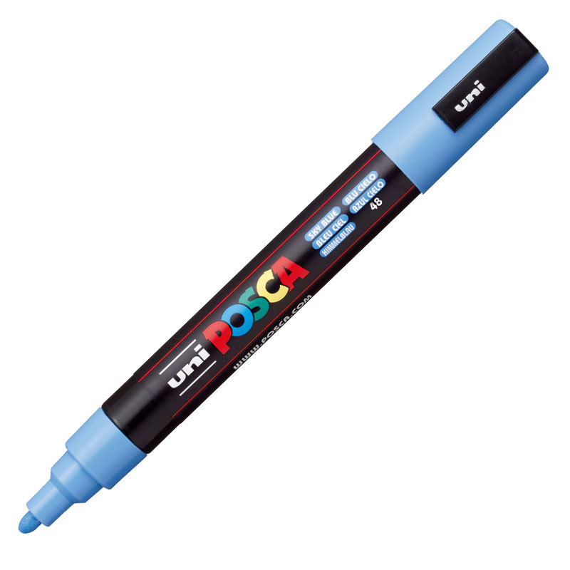 Caneta Posca PC-5M Azul Céu uni-ball