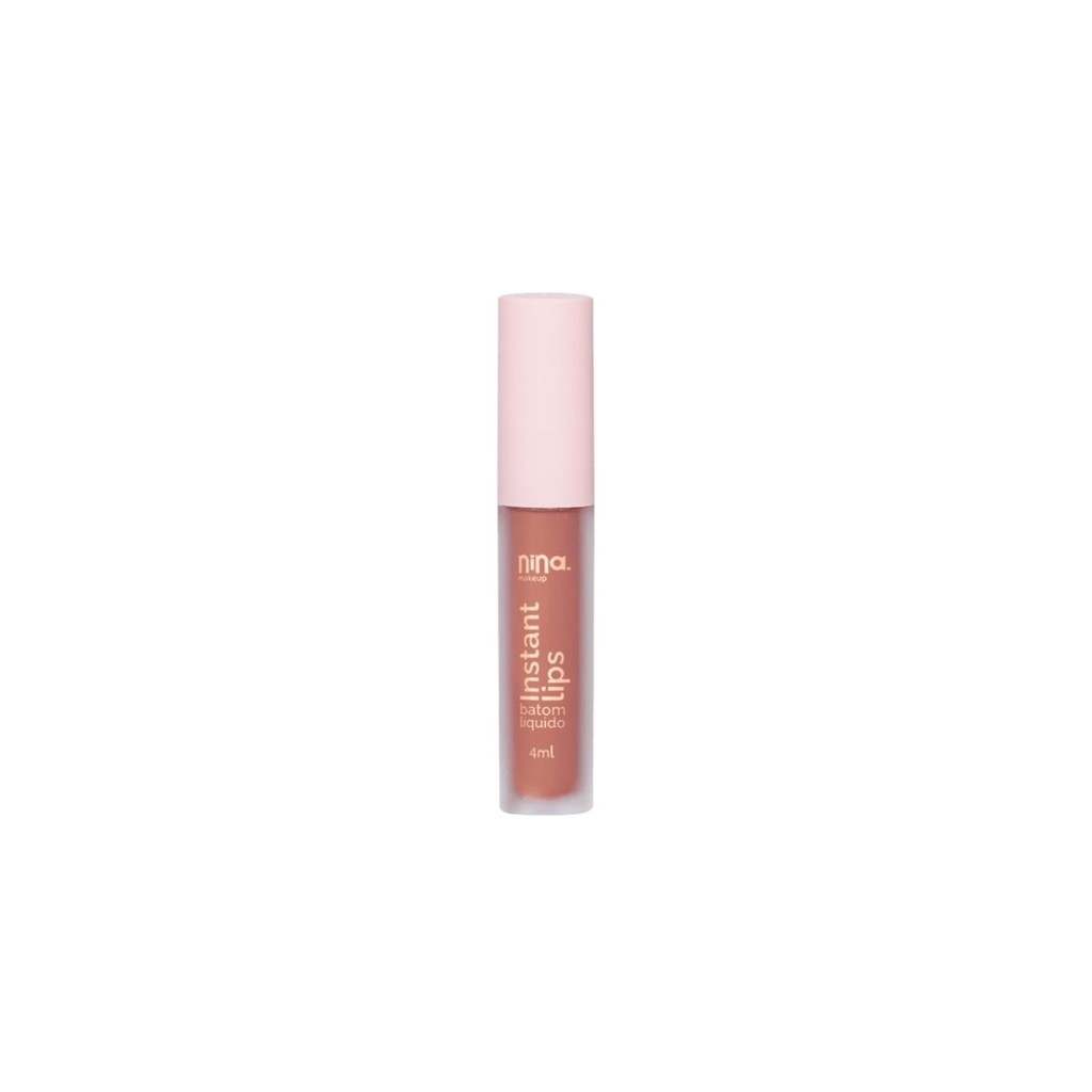Nina Makeup Instant Lips Essencia - Batom Líquido 4ml