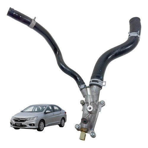 Carcaca Saida Agua Cabecote Honda City 1.5 2018 Original