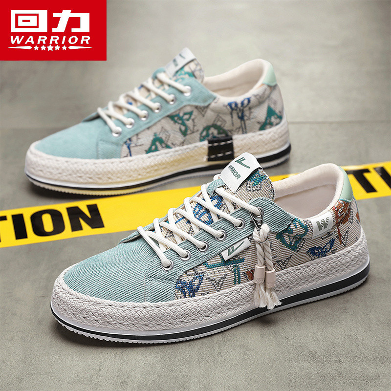 Puxar para trás sapatos de lona verão respirável sapatos masculinos moda palha pano sapatos masculinos na moda All-Match