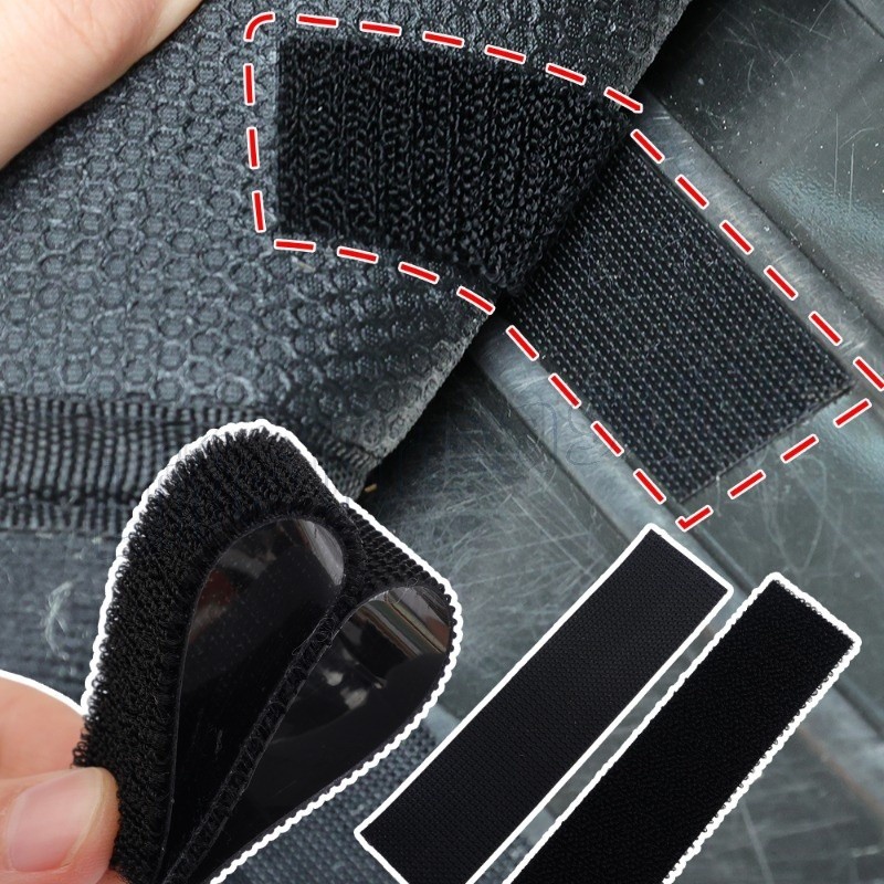 [Destaque] Adesivo Autoadesivo Multifuncional/Fita De Nylon Dupla Face/Remendos Fixos Para Carpetes Automotivos Fixadora
