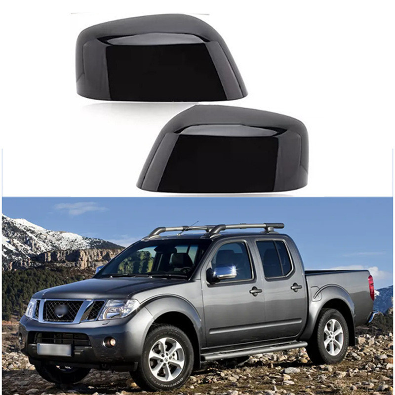 Adequado para 05-14 Nissan Navara D40 preto Exterior espelho retrovisor capa espelho retrovisor do carro pronto estoque 