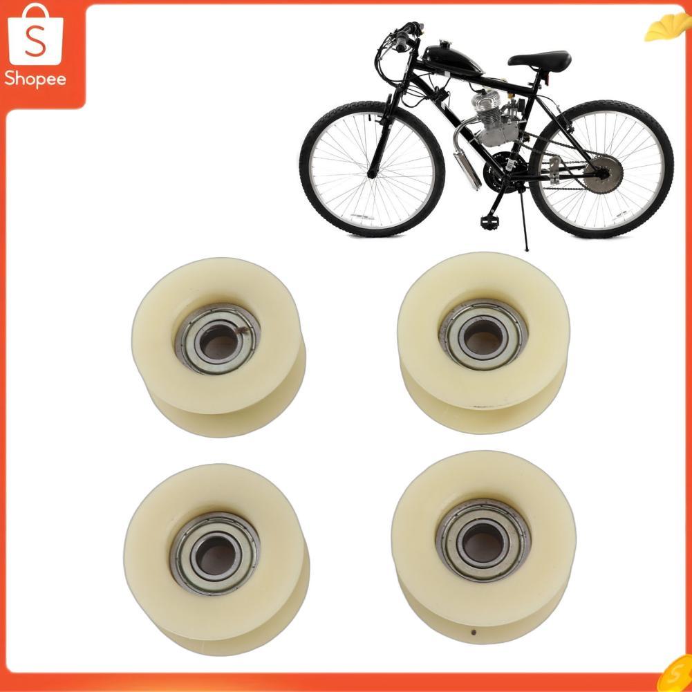 Hap Rolo tensor de corrente de polia, 4 peças de alta resistência para motor de bicicleta motorizada de 49cc 66cc 80cc