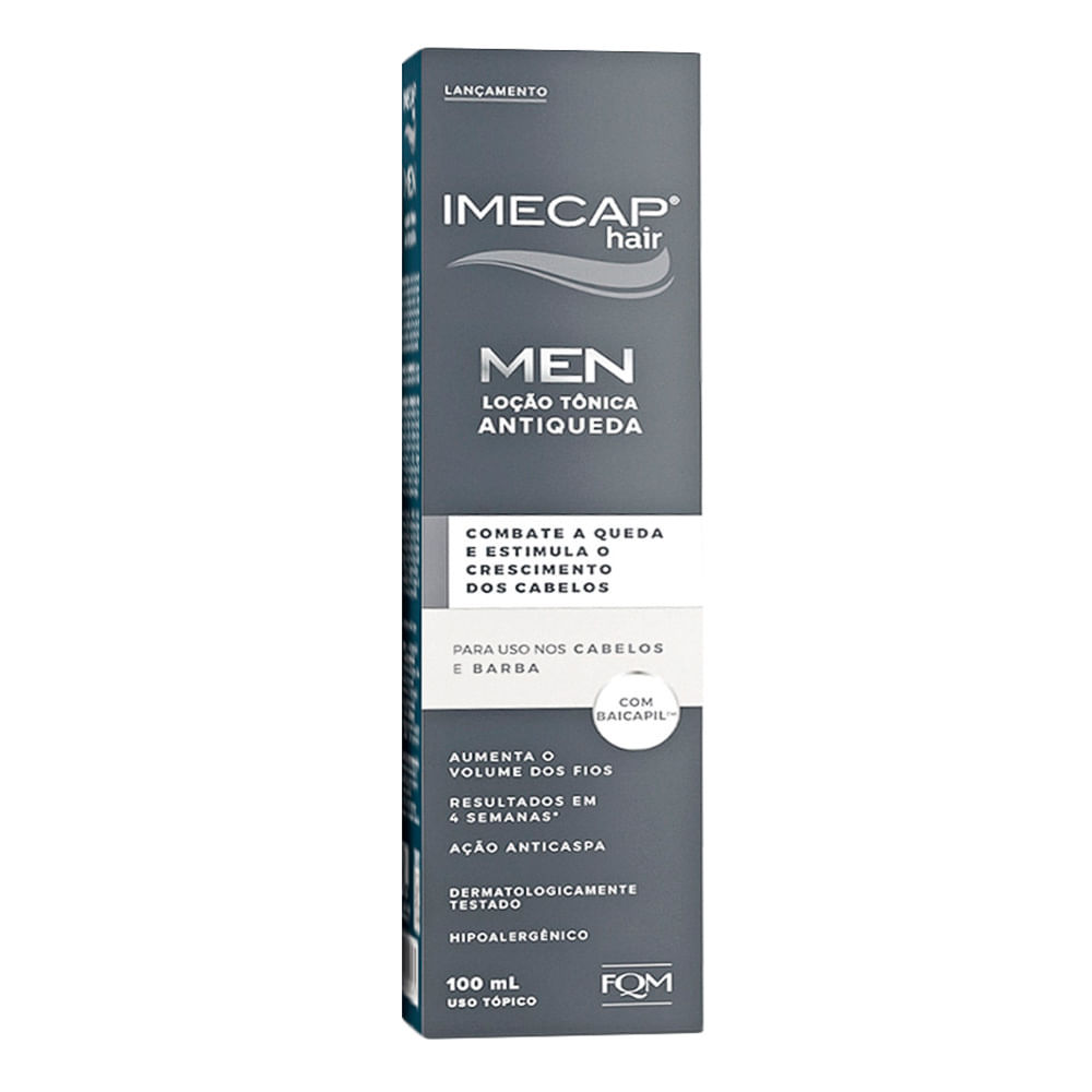 Imecap Hair Men Loção Tonica Antiqueda 100ml