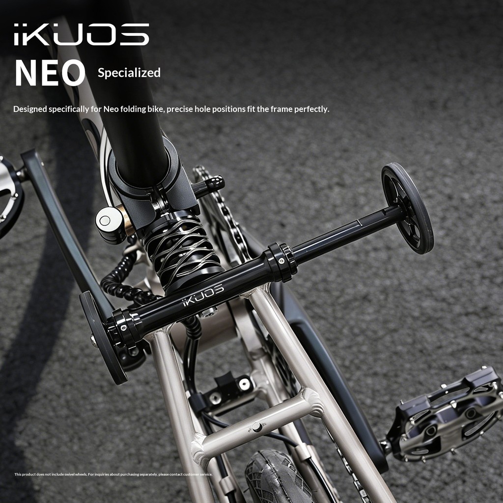 Adequado para JAVA neo haste de extensão de roda fácil iKUOS bicicleta dobrável liga de alumínio reforçado Telescop