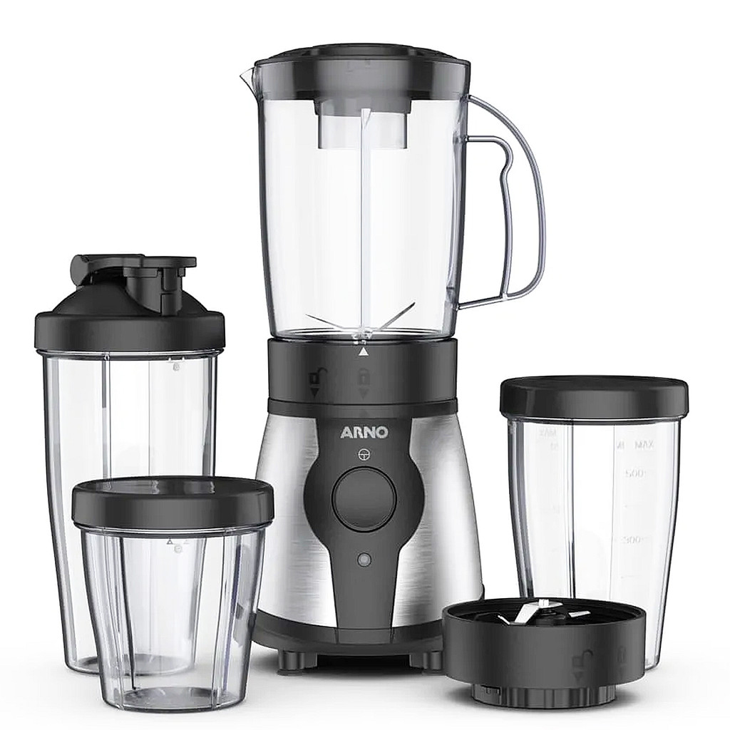 Liquidificador Arno Actimix Compact Blender LQ01 Copo Garrafa Portátil Elétrico 127V 220V