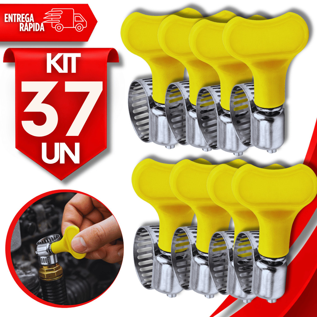 Utilidades Abraçadeiras Com Borboleta 3/4 13-19mm Inox Mangueiras Hidráulicos Automotivo Qualidades