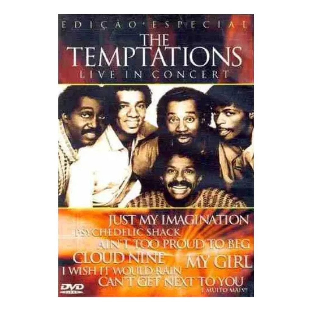 Dvd The Temptations Live In Concert 1983