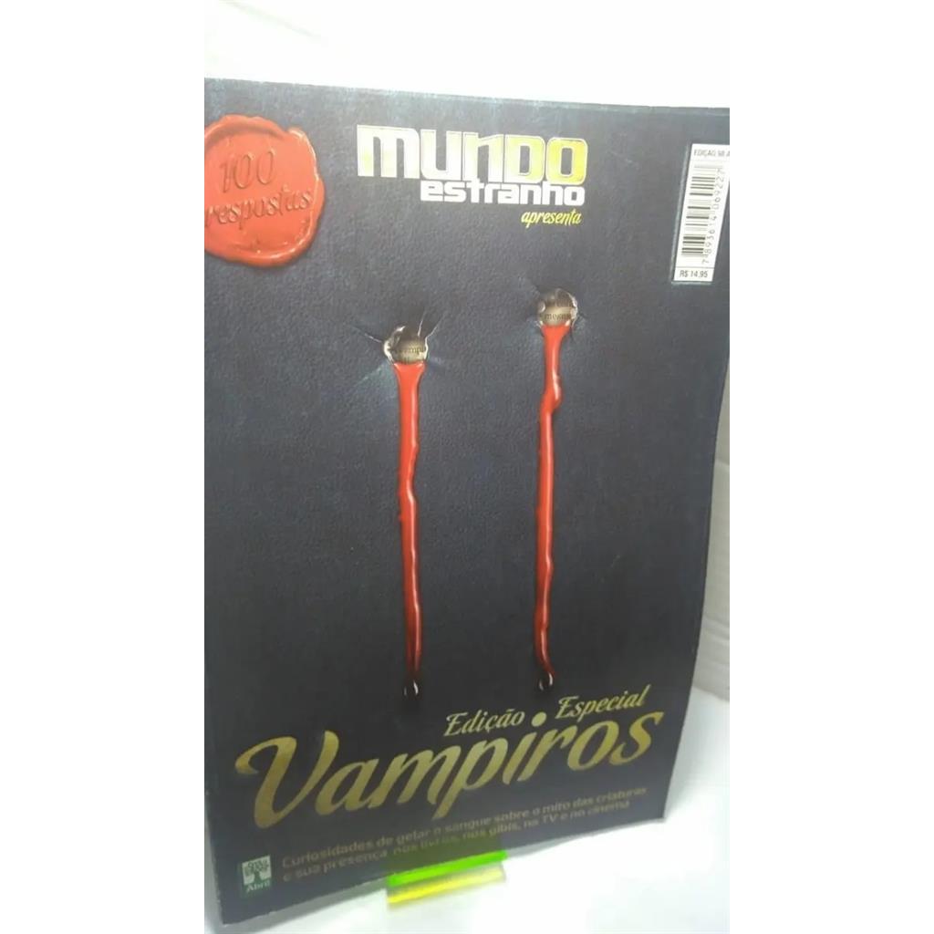 Revista Mundo Estranho - Edição Especial - Vampiros 98 a autor Revista Mundo Estranho - Edição Especial - Vampiros 98 a