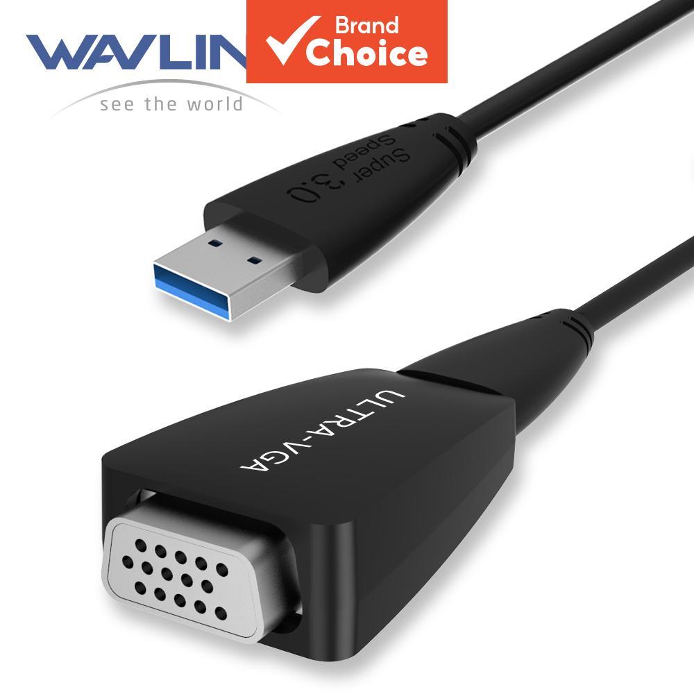 Wavlink Adaptador USB 3.0 para VGA Conversor de Placa Gráfica Externa até 1920 × 1080
