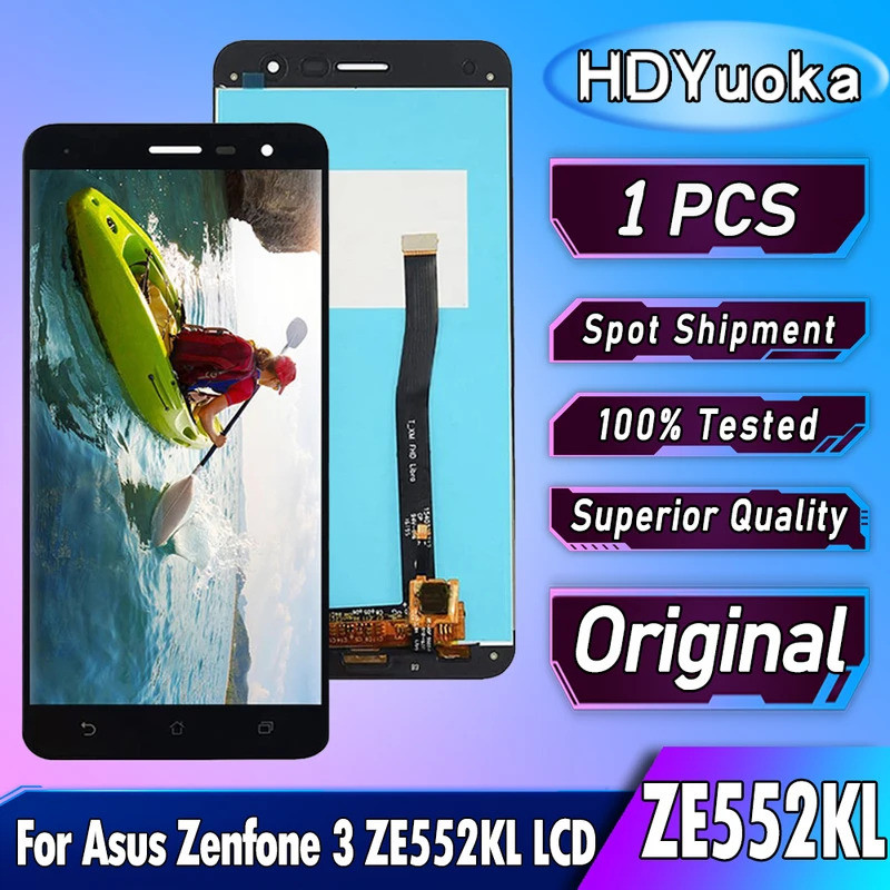 5.5 " Original Para Asus ZenFone 3 ZE552KL Display LCD Tela De Toque Digitador Assembléia Substituição ZE552KL Z012D Rep